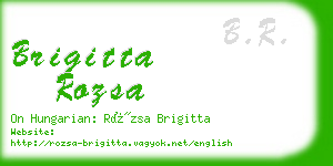 brigitta rozsa business card