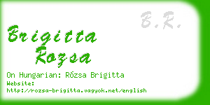 brigitta rozsa business card